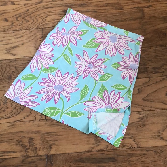 Lilly Pulitzer Dresses & Skirts - Lilly Pulitzer 6 Floral Silk Midi Skirt